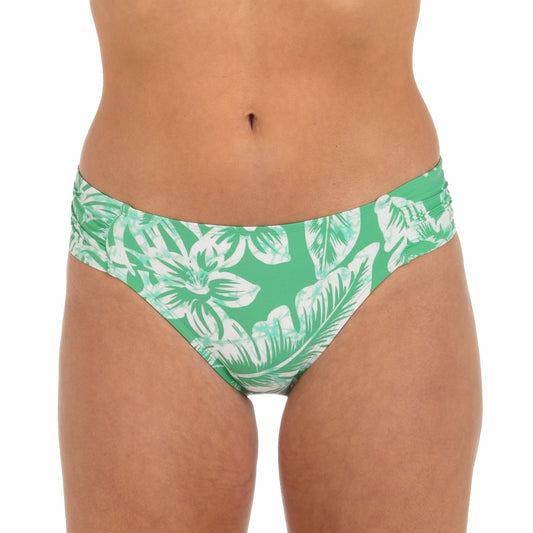 Batiki Balinese Side Shirred Hipster Bottom - LB5ND96 - Eucalyptus Swim - Bottoms - Hipster LA BLANCA