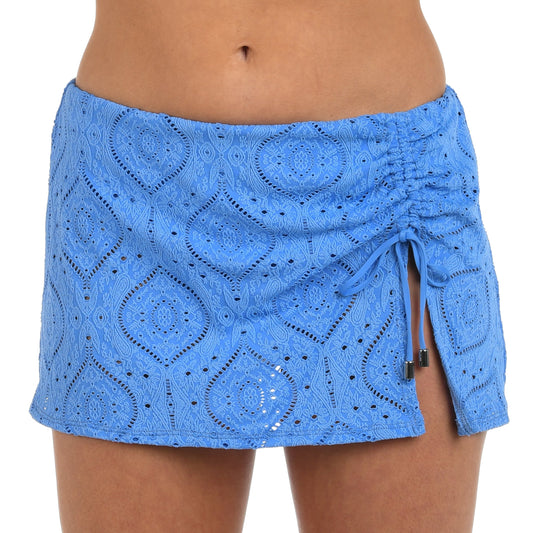Mantra Medallion Adjustable Tunnel Skirted Bottom - LB5NG92 Swim - Bottoms - Skirt LA BLANCA