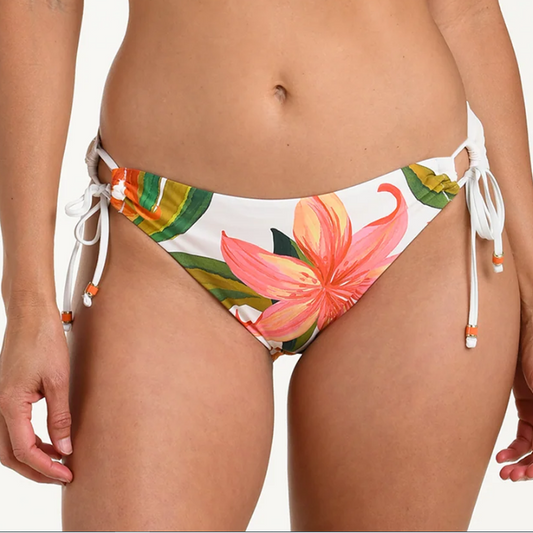 Jungle Blossoms Side Tie Hipster Bottom - LB6CJ94 Swim - Tops - Bikinis LA BLANCA