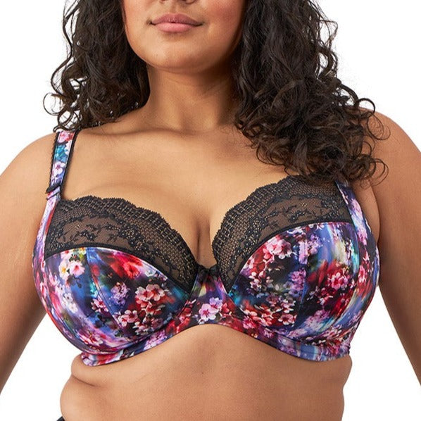 Lucie Underwire Plunge Bra - EL4490 - Cherry Blossom Bras & Lingerie - Bras - Underwire Bras Elomi   