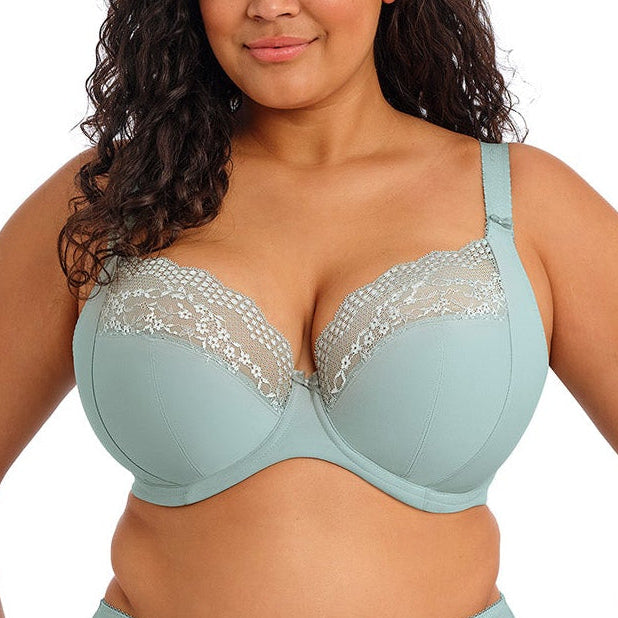 Lucie Underwire Plunge Bra - EL4490 - Mist Bras & Lingerie - Bras - Underwire Bras Elomi