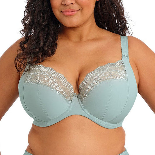 Lucie Underwire Plunge Bra - EL4490 - Mist Bras & Lingerie - Bras - Underwire Bras Elomi