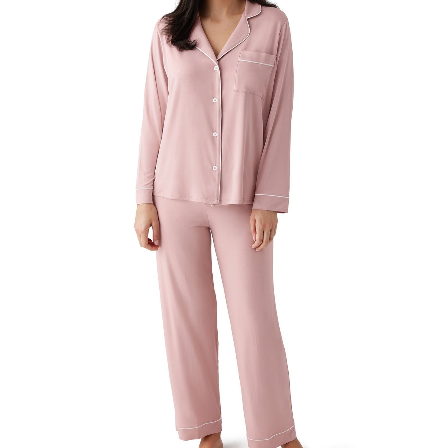 Lease to Lounge Pajama Set - W89383 Sleep & Lounge - Sleep - Pajamas Wacoal PINK S 