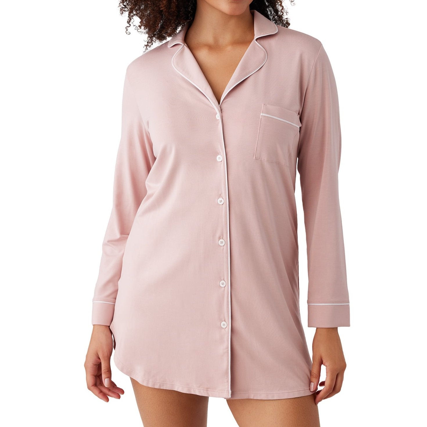 Lease to Lounge Sleepshirt - W24383 Sleep & Lounge - Sleep - Pajamas Wacoal PINK S 