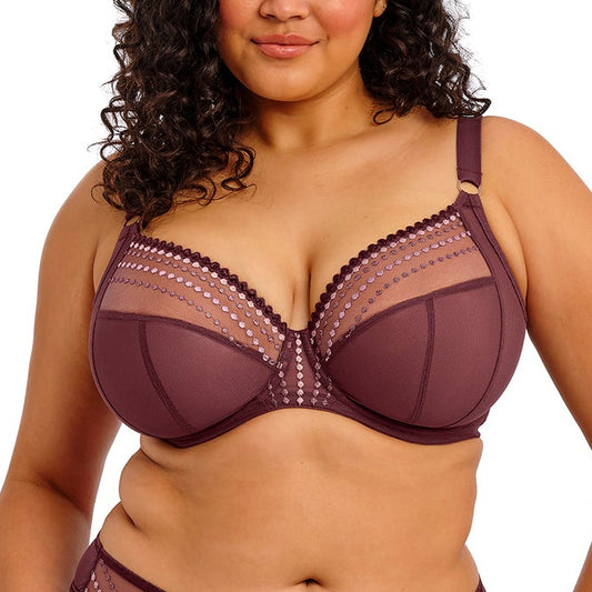 Matilda Underwire Plunge Bra - EL8900 - Sugarplum Bras & Lingerie - Bras - Underwire Bras Elomi
