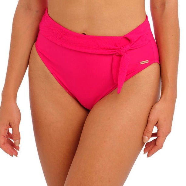 Ottawa High Waist Bikini Brief - FS6497 - Freesia Swim - Bottoms - Bikini FANTASIE SWIM PINK S 
