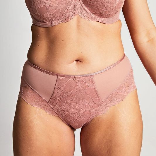Radiance Deep Brief - 10464 - Ash Rose Bras & Lingerie - Underwear - Brief Panache PINK S