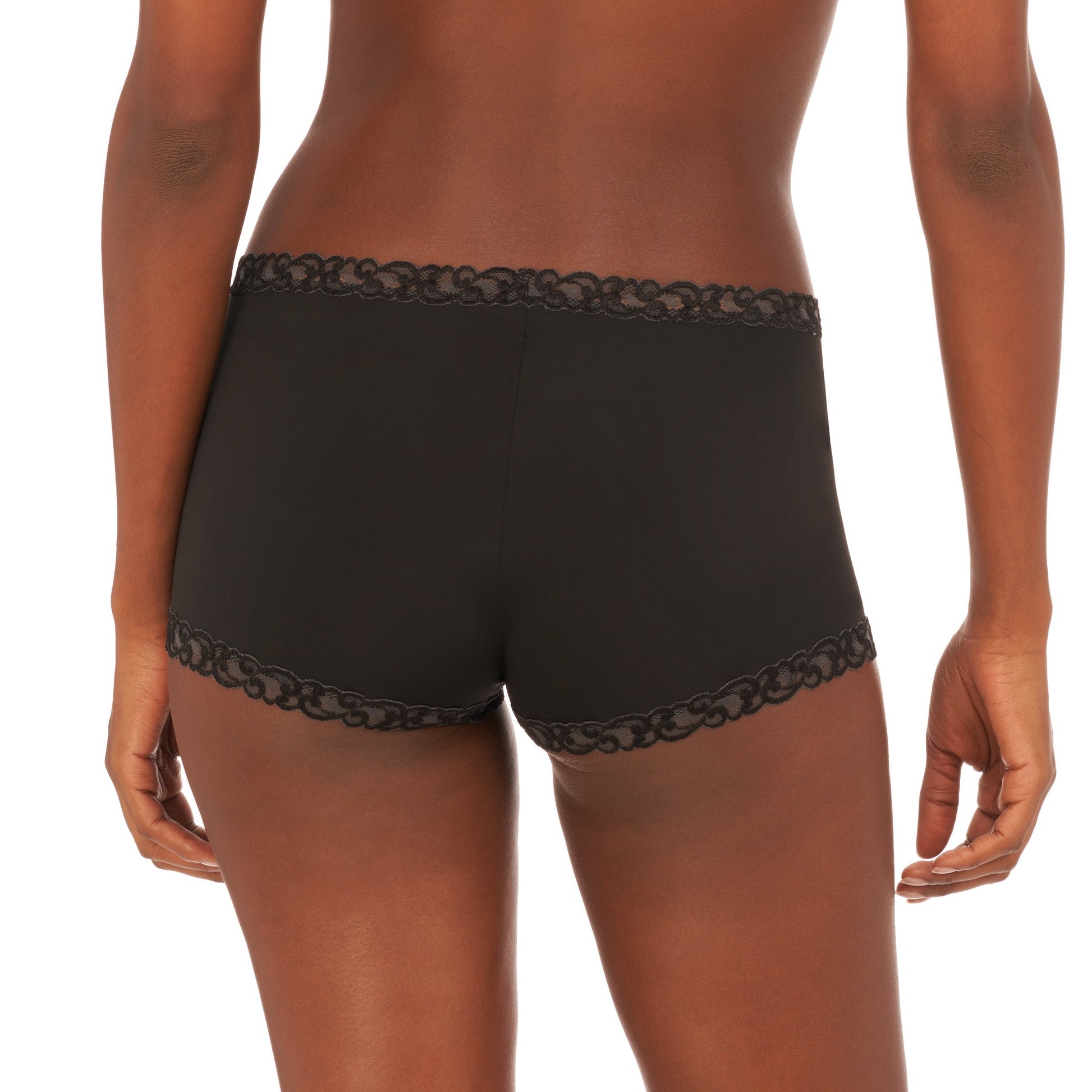 Pure Luxe Boyshort - 775321 - Black Bras & Lingerie - Underwear - Short NATORI   