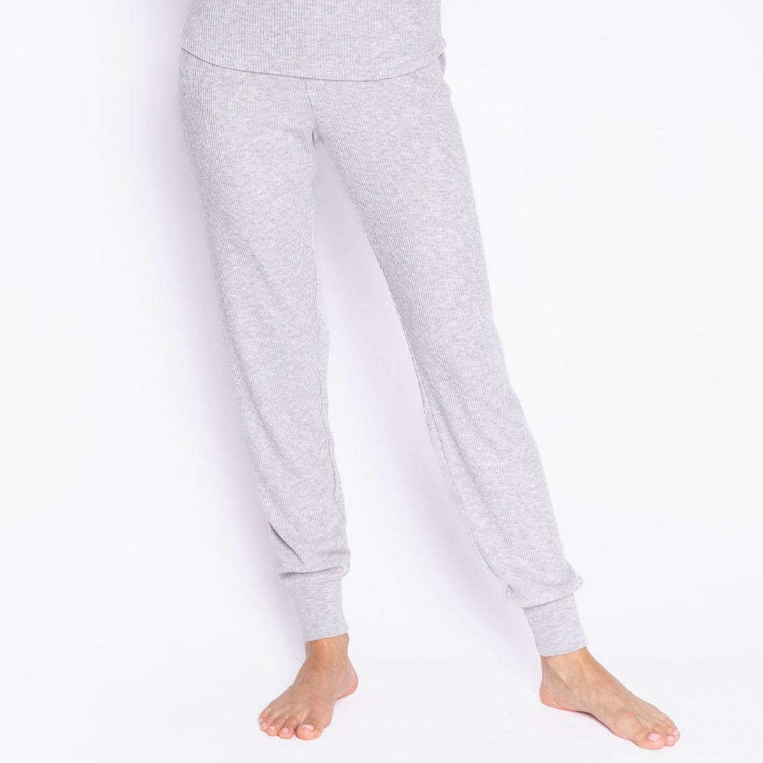 Textured Essentials Pajama Pant - RITEP - Heather Gray
