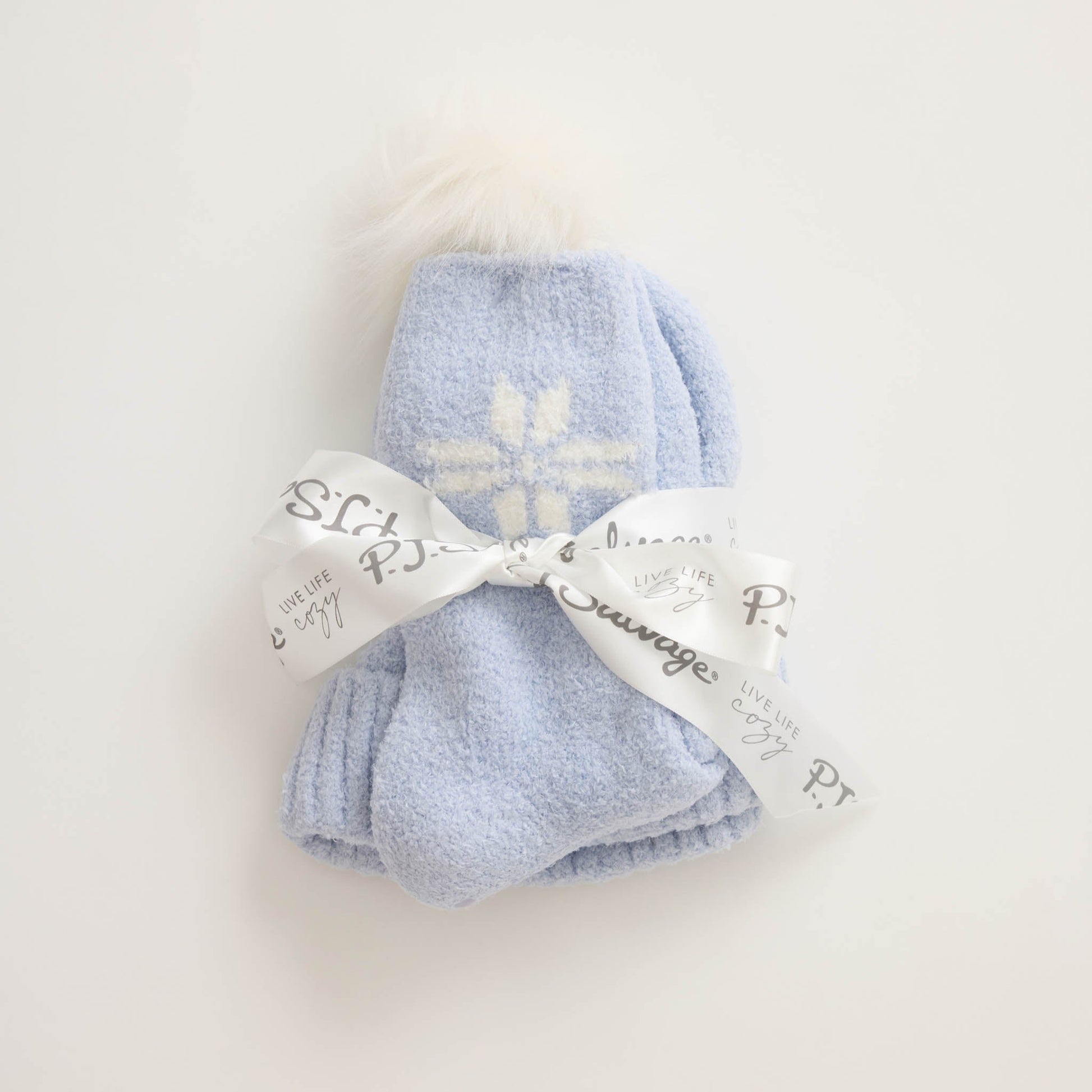 Après All Day Beanie & Sock Gift Set - RQAAST - Blue Whisper Sleep & Lounge - Lounger P.J. Salvage