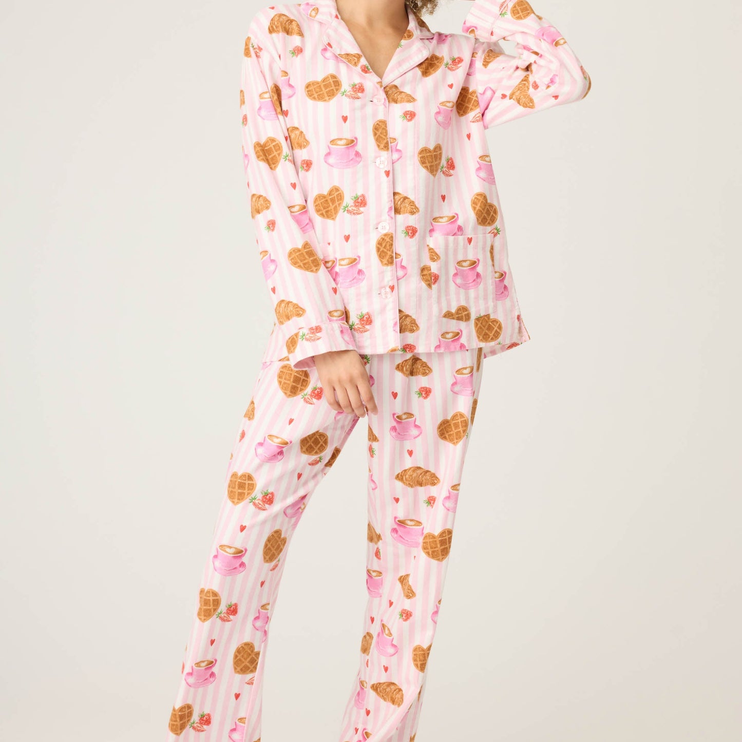 PJ Flannel Sets - RUFLPJ Unclassified P.J. Salvage PINK S