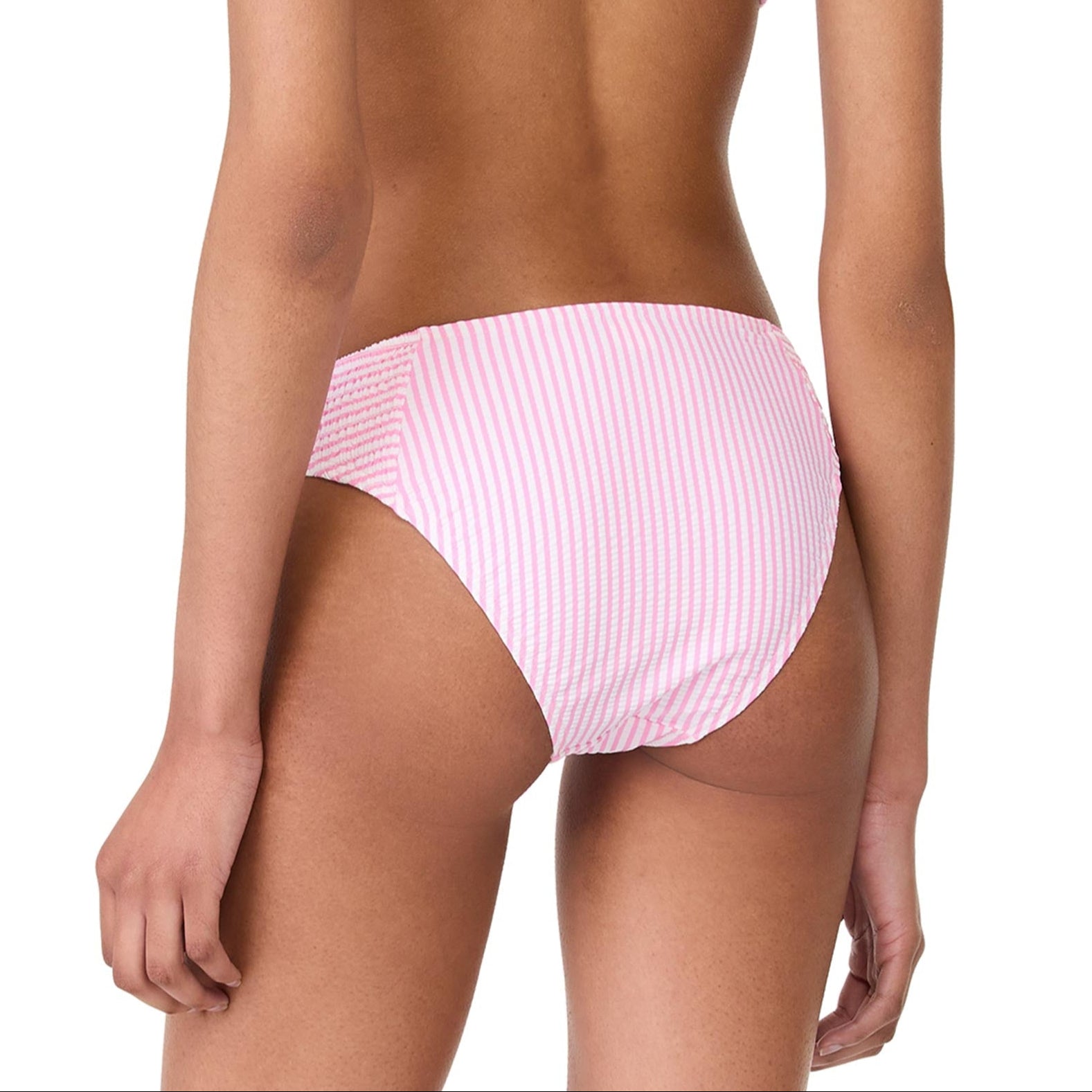 Smocked Bikini Bottoms - S21501 - Begonia Tide Stripe Swim - Bottoms - Bikini KATE SPADE