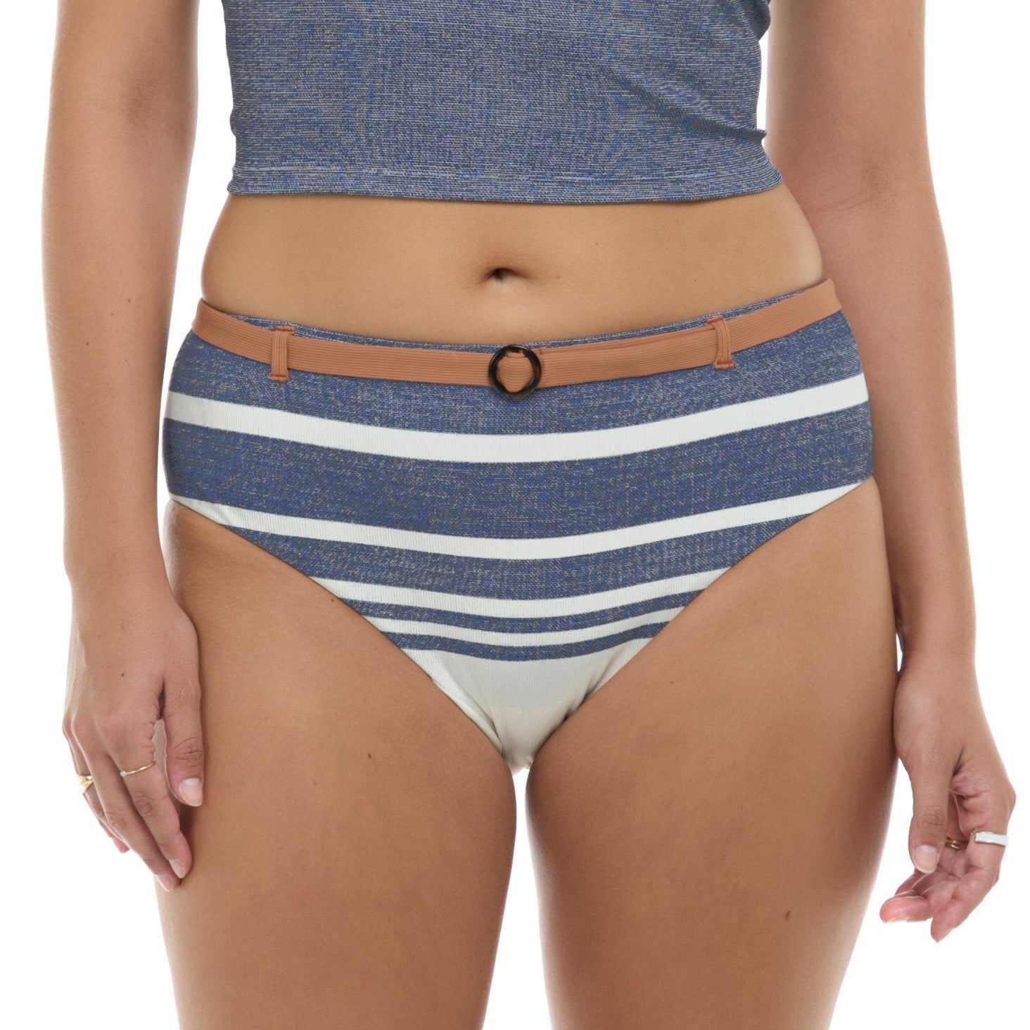 Cape Cod Belted Alessia Bottom - SK770339 Swim - Bottoms - High Waist SKYE