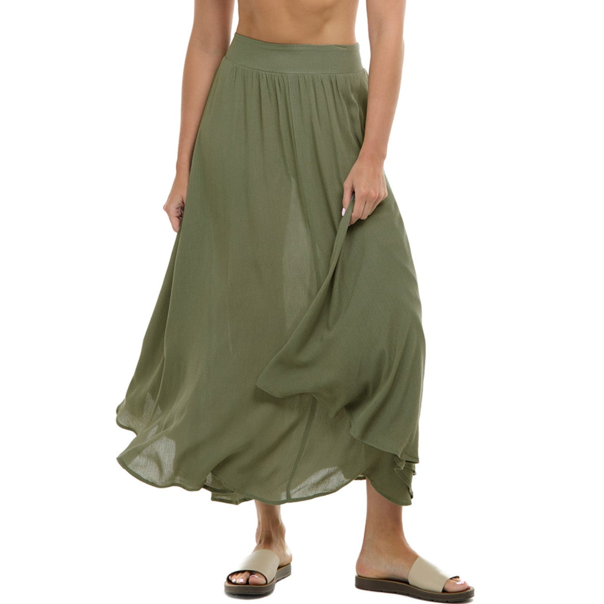 Sidony Cover Up Skirt - SK759640 - Sage Swim - Cover ups SKYE