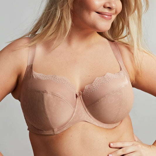 Esme Balcony Bra - 10921 - Mocha Animal Bras & Lingerie - Bras - Underwire Bras Sculptresse NEUTRAL 36FF