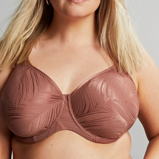 Illuminate Full Cup Underwire Bra - 10701 - Burlwood Bras & Lingerie - Bras - Underwire Bras Sculptresse BROWN 34E
