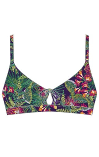 Kauai Keyhole - 54 - Welcome To Rio Swim - Tops - Bikinis Sunsets, Inc. Print 34D