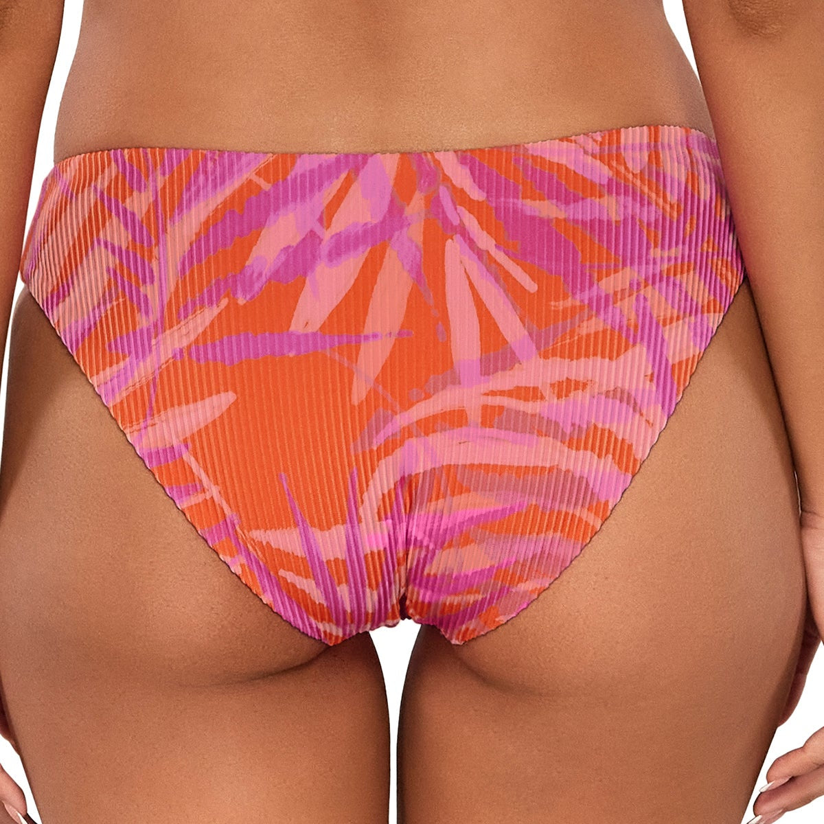 Chloe Bottom - B351 - Palm Fusion Rio Rib Swim - Bottoms - Bikini Sunsets, Inc.