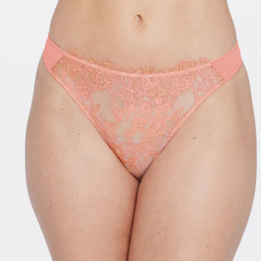 Entice Lace Thong - 371143 - Carnation