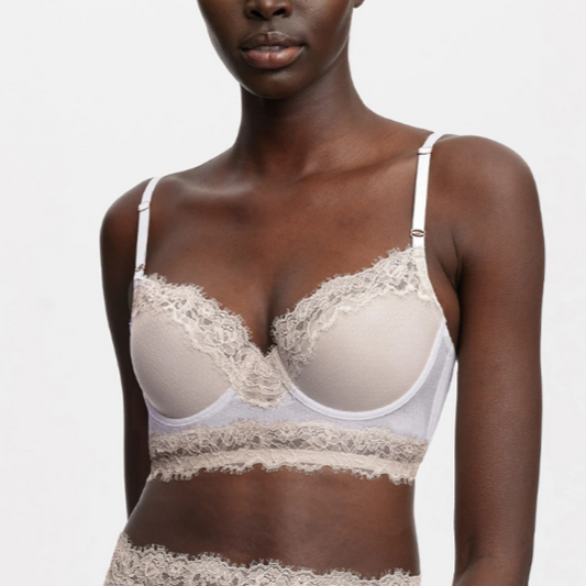 Entice Longline Lightly Lined Bra - 321240 - White Bras & Lingerie - Bras - Underwire Bras SKARLETT BLUE