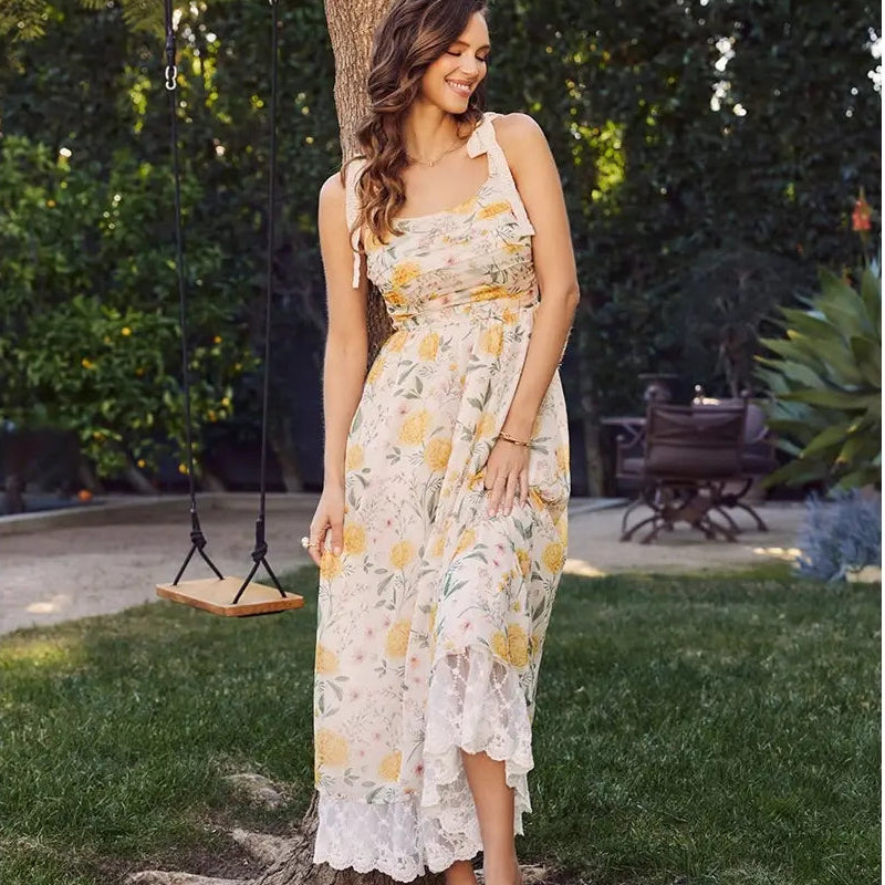 Fairy Tale Floral Midi Apparel - Dress IN FEBRUARY