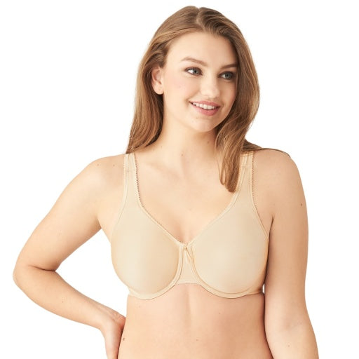 Basic Beauty Full Coverage Underwire Bra - 855192 - Sand Bras & Lingerie - Bras - Underwire Bras Wacoal NEUTRAL 38DD