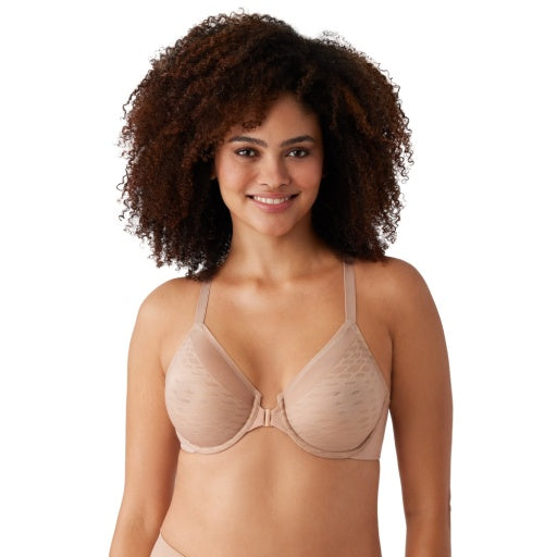 Elevated Allure Front Close Underwire Bra - 855436 - Roebuck Bras & Lingerie - Bras - Wireless Bras Wacoal NEUTRAL 36DD