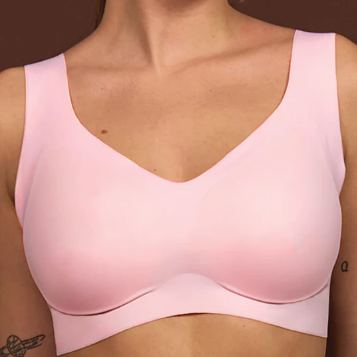 V-Neck Lift Bra - V122 Bras & Lingerie - Bras - Wireless Bras THE ONLY BRA PINK XS/S 