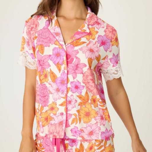 Sweet Dreams Short Sleeve Sleep Top - RUSDT Sleep & Lounge - Sleep - Tops P.J. Salvage