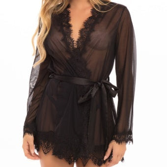 Provence Robe - 94-11136 Unclassified OH LA LA CHERI BLACK S/M