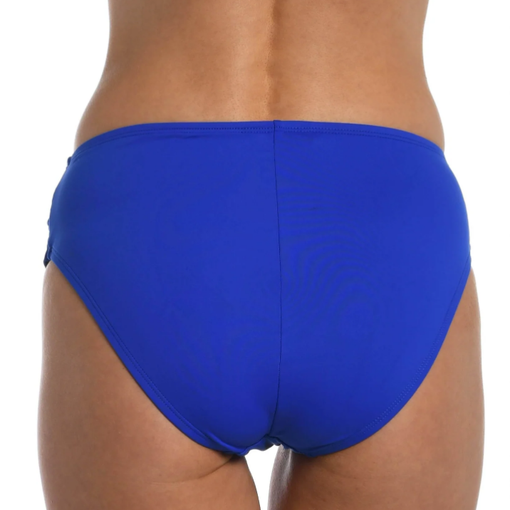Island Goddess Mid-Waist Sash Band Bottom - LB1IG97 - Sapphire Swim - Bottoms - Bikini LA BLANCA
