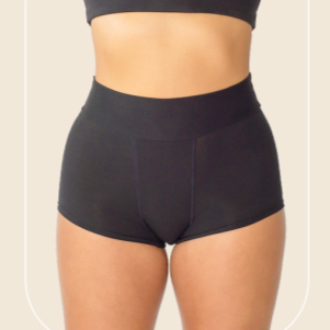 Essentials Leak-Proof Sleep Short - EU0522 Bras & Lingerie - Underwear - Short REVOL CARES BLACK XS/S 