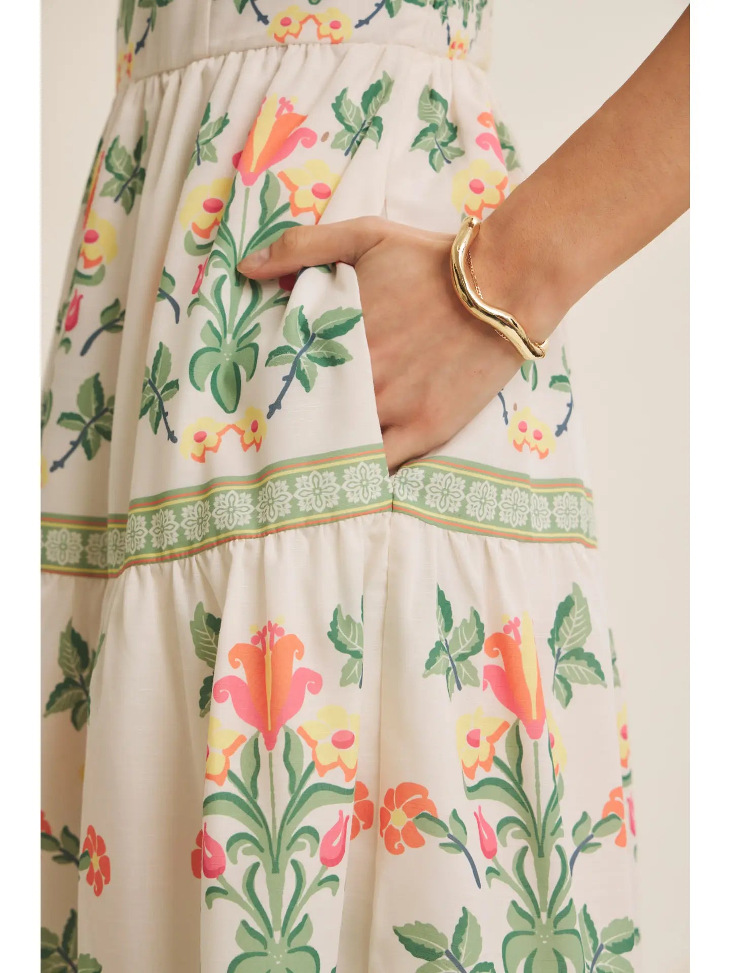 Softly Romantic Midi Dress Apparel - Dress IN FEBRUARY
