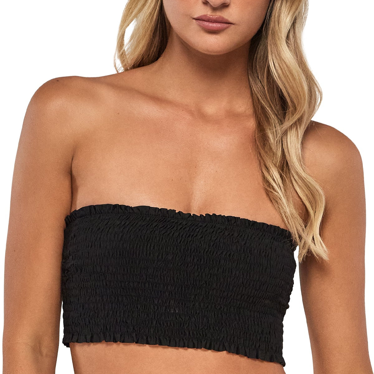 Kali Tube Top - T520 - Black Swim - Tops - Bikinis Sunsets, Inc.