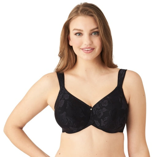 Awareness Full Coverage Underwire Bra - 85567 - Black Bras & Lingerie - Bras - Underwire Bras Wacoal 40DDD BLACK