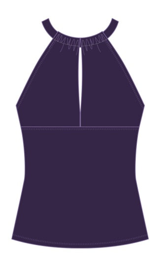 Mia Tankini - 87T - Paradise Plum Swim - Tops - Tankinis Sunsets, Inc. PURPLE L