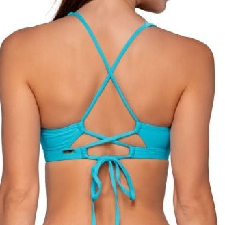 68T Brandi Bralette - Blue Bliss Swim - Tops - Bikinis Sunsets, Inc.   