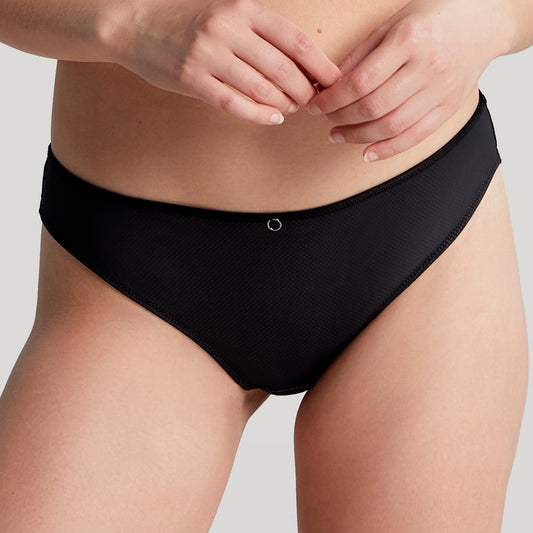 Elan Luxe Brazilian - 10672 - Noir Bras & Lingerie - Underwear - Brazilian Panache BLACK XS