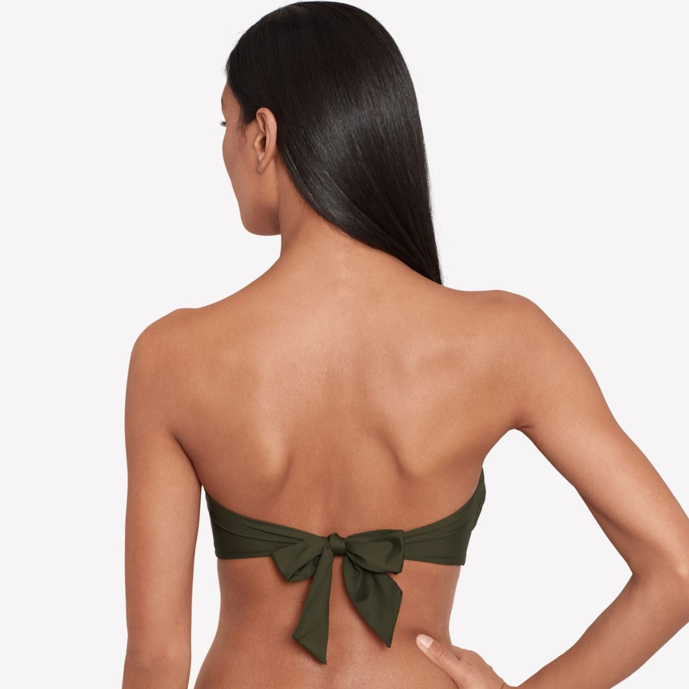 Ring Bandeau Bikini - 20301231 - Olive Swim - Tops - Bikinis RALPH LAUREN   