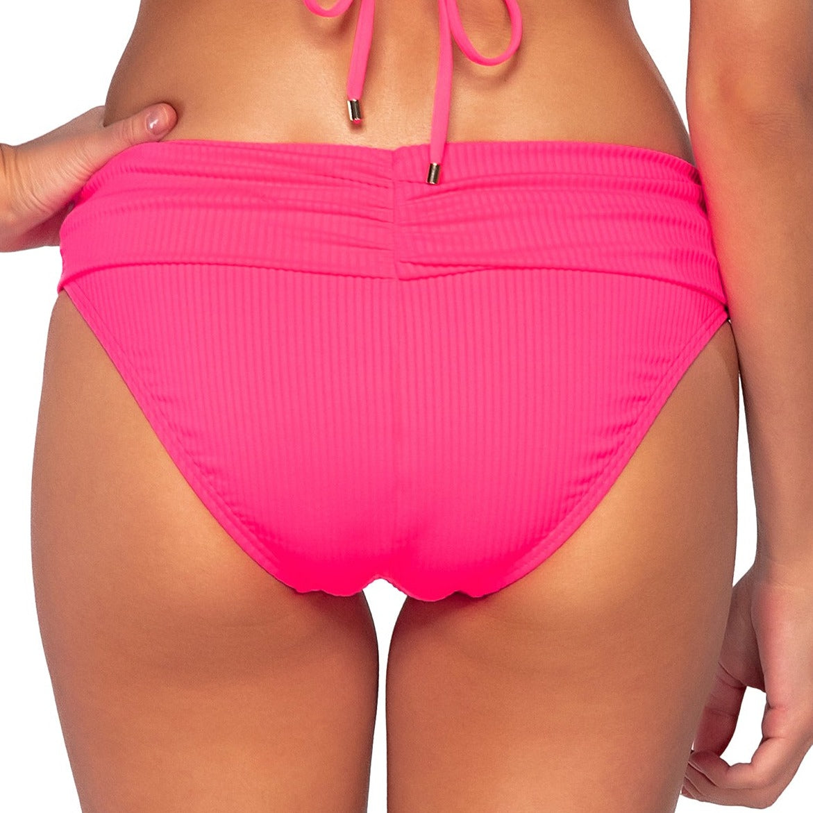 Unforgettable Bikini Bottom - 27B - Neon Pink Swim - Bottoms - Bikini Sunsets, Inc.   
