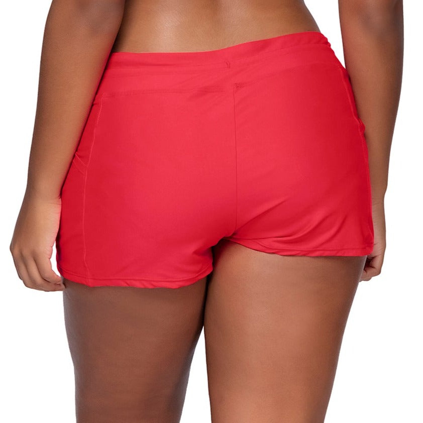 Laguna Swim Short - 905 - Geranium Swim - Bottoms - Short Sunsets, Inc.   