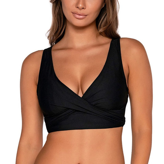 Elsie Swim Top - 523 - Black Swim - Tops - Bikinis SUNSETS BLACK 32D