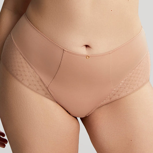 Bliss Deep Brief - 10684 - Hazel Bras & Lingerie - Underwear - Brief Sculptresse M NEUTRAL