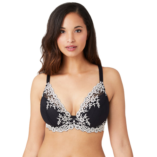 Embrace Lace Plunge T-Shirt Bra - 853291  Wacoal BLACK 34B 