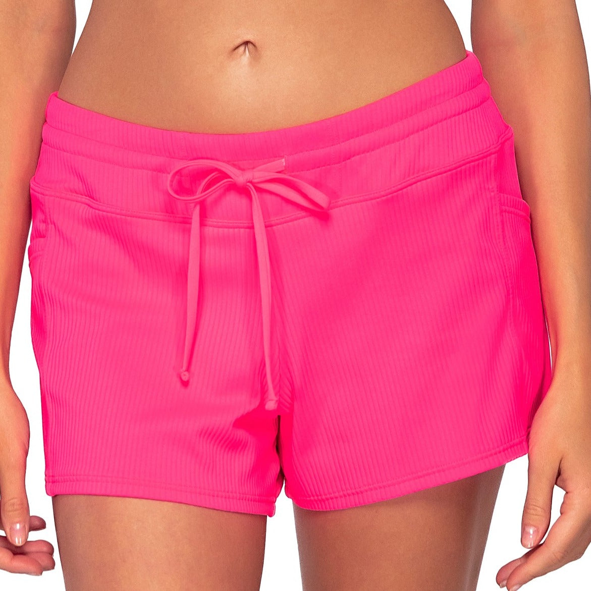 Laguna Swim Short - 905B - Neon Pink Swim - Bottoms - Short Sunsets, Inc. PINK 06 
