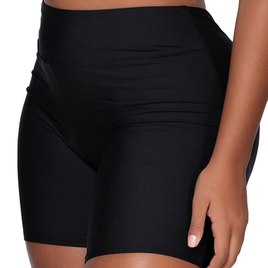 Bayside Bike Short - 924B - Black Swim - Bottoms - Short SUNSETS BLACK 06