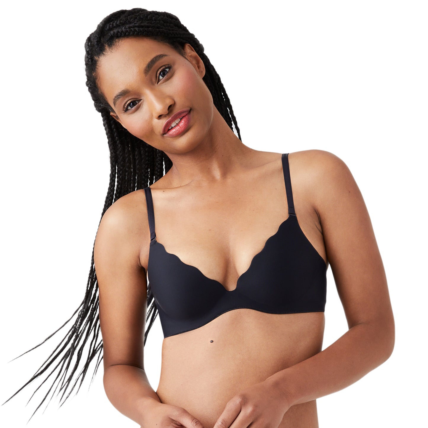 B.Wow'd Underwire Push-Up Bra - 958287 Bras & Lingerie - Bras - Push-Up Bras B.tempt'd BLACK 32A 