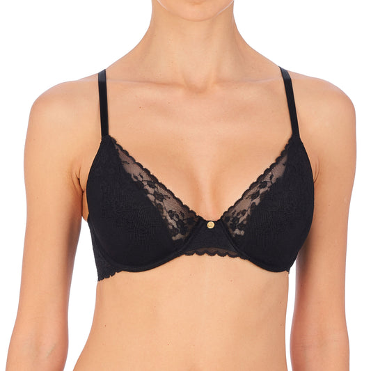 Cherry Blossom Push Up - 727191 - Black Bras & Lingerie - Bras - Push-Up Bras NATORI 34B BLACK