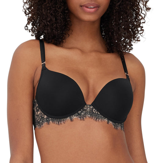 Entice Lace Push-Up Bra - 327143 Bras & Lingerie - Bras - Push-Up Bras SKARLETT BLUE BLACK 30DD