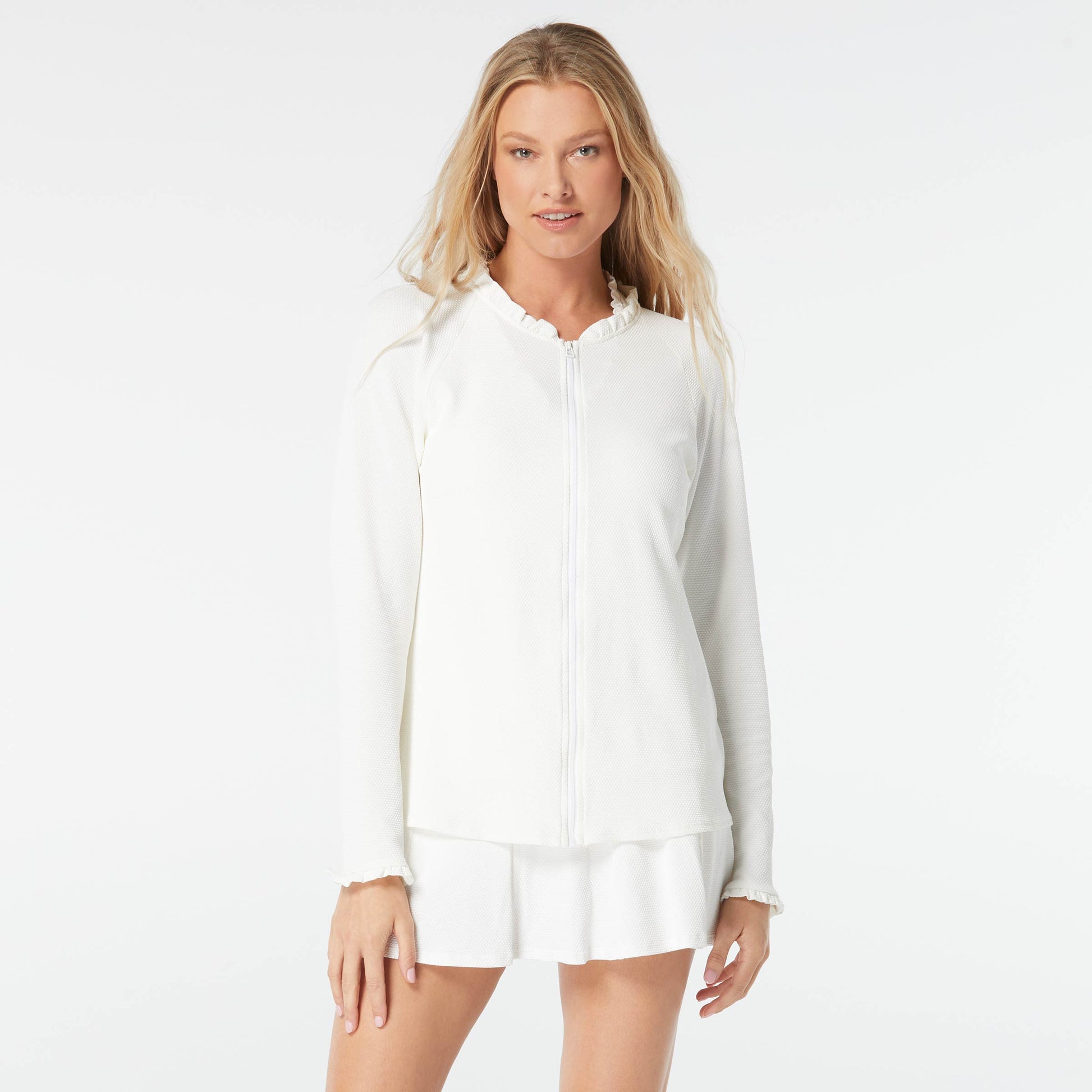 Phoebe Relaxed Fit Ruffled Sun Guard - H51750 Swim - Cover ups BEACH HOUSE   